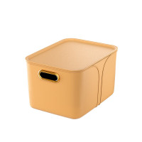 全格皮纹提手收纳盒SN104-15L