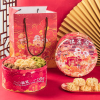 优乐熊小熊饼干彩虹四味660g