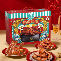 恋上鸭休食礼盒-开心吖755g