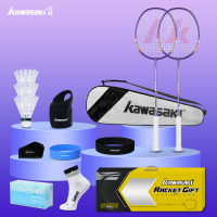 川崎 羽毛球拍运动户外套装 UNITE Power-001 黄色礼盒装(套装22)