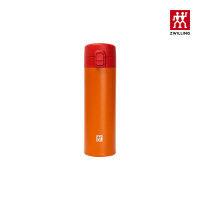 双立人-真空保温弹跳杯石榴红430mL