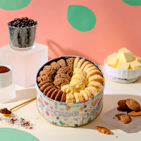 优乐熊-四味曲奇饼干680g