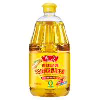 鲁花香味经典5S压榨浓香花生油1.8L