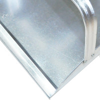 兰诗DM-805 手持铁皮簸箕 物业火车高铁短把垃圾铲