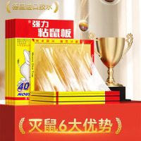 粘鼠板超强力老鼠胶家用加大加厚老鼠贴灭鼠捕鼠神器老鼠神器 10张装
