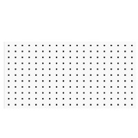 方孔板工具收纳挂板(不含配件) 洞洞板 黑色 900*450mm