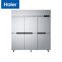 海尔/Haier 冰柜 SL-1360C3D3N 六门 1380L 1级 电子控温 银色 风直冷