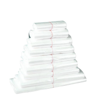 达昭-食品袋白色塑料袋透明手提袋包装袋保鲜袋打包袋背心袋方便 透明食品袋22*32cm 200个