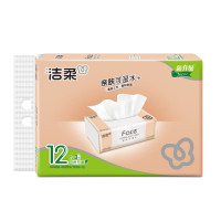 洁柔抽纸 Face柔韧3层120抽*12包