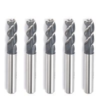 达昭 四刃直柄立铣刀 高性能高速钢HSS-E φ6