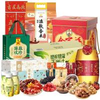 如水/纯粒/广州酒家/绿帝/金龙鱼/胡姬花 坚果玉米汁米油腊味干货组合10.505kg+4L(赠:春节福袋)