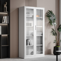 震怡薄边通玻文件柜W900*D400*H1850mm