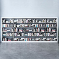 震怡钢制书架单面五层一列五组W4600*D300*H2000mm