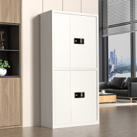 震怡保密柜分双节有抽屉指纹锁900*420*1850mm