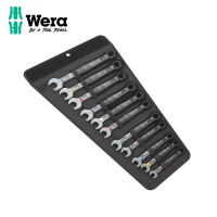 维拉(WERA)开口梅花两用扳手德国进口省力工具汽车维修11件套 05020231001