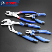 4件级钳子工具托组套鲤鱼钳尖嘴钳斜嘴钳水泵钳 A1204 4件级钳子套