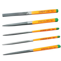 三进口套装锉刀什锦锉工钳工木工锉中齿去毛刺锉5本组 五本组一套