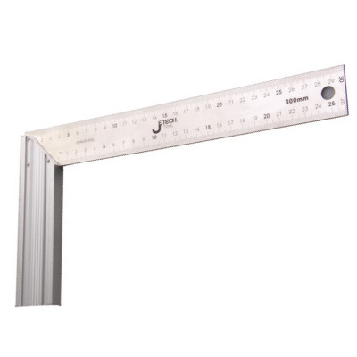 捷科 不锈钢直尺刻度尺公制刻度绘图钢尺150cm