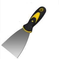 兰诗(LAUTEE)210352 双色柄油灰刀 不锈钢碳钢刮腻子刀加厚抹刀 双色柄2寸 5把/盒