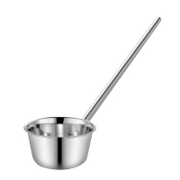益美得FH-1251 不锈钢水舀水瓢食堂酒店水勺长柄勺子 45CM加长柄口径16CM