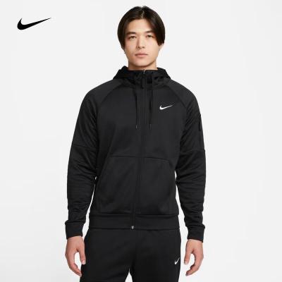 耐克(NIKE)男子训练全长拉链开襟连帽衫 THERMA-FIT