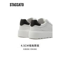 思加图(Staccato)2023时尚小白鞋休闲板鞋厚底松糕鞋女鞋S3626AM3