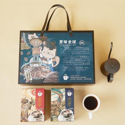 野鼬咖啡(KOPILUWAKCOFFEE)精品手冲挂耳咖啡送礼套装礼盒浪漫都市(蓝山版) 浪漫都市(蓝山版)