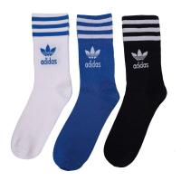 阿迪达斯(adidas) 三叶草男袜女袜 2023夏季新款运动袜跑步训练透气休闲中筒袜子