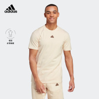 阿迪达斯(adidas)轻运动男装夏季户外风圆领短袖T恤IC9733