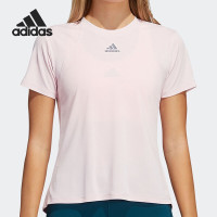 阿迪达斯(adidas)2021新款夏季女子简约纯色短袖运动T恤