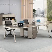 华普思职员办公桌椅组合简约现代双人员工位四六人位屏风工位卡座电脑桌