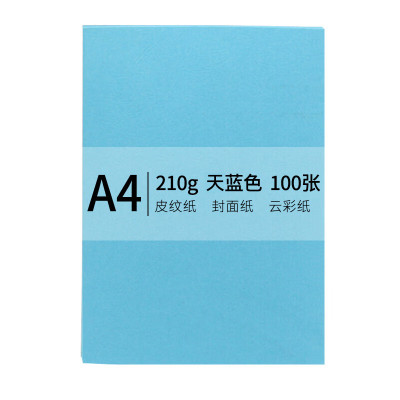 安兴 传美 A4 210g 皮纹纸 封面纸 云彩纸 封皮纸 彩色卡纸 标书装订封面纸