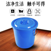 匹牧商用户外环卫塑料垃圾桶圆桶白色50L不带盖单位:个