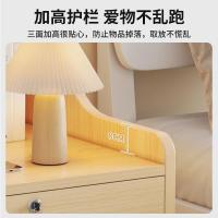 木上简床头柜单抽檀木色36*30*45cm MSJ-JJ-0012单位:个