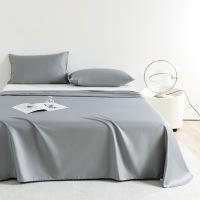 欧帝雅 ODY-CD-0062 A类贡缎100支长绒棉床单 高级灰180*230cm单床单 单位:套