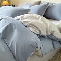 欧帝雅 ODY-BT-072 1.8米床笠四件套[床笠180x200被套200x230] 湖蓝 单位:件
