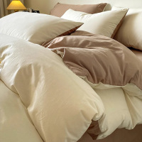 欧帝雅 ODY-BT-086 1.5/1.8米床单四件套[床单230x245被套200x230] 奶白咖啡 单位:件