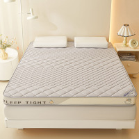 欧帝雅 ODY-CD-075 乳胶床垫针织牛奶丝海绵垫透气防滑 菱形格黑 120x200cm(厚度6cm) 单位:件