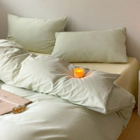 欧帝雅 ODY-BT-112 宿舍家用纯棉60支单被套 220x240cm 螺旋藻绿 单位:件