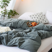 欧帝雅 ODY-BT-128 宿舍家用纯棉60支单被套 220x240cm 松绿 单位:件
