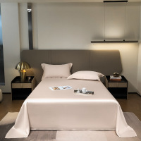 欧帝雅 ODY-CD-0108 夏季北欧风纯色40支天丝床单 蜜汁粉160*230cm单床单 单位:套