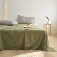 欧帝雅 ODY-CD-0185 北欧风纯色40支精梳棉床单 彩虹-绿200*230cm单床单 单位:套