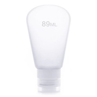 四万公里旅行分装瓶袋硅胶瓶乳液洗面奶洗发沐浴露小瓶子空瓶SW2101白89ml