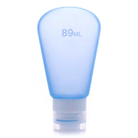 四万公里旅行分装瓶袋硅胶瓶乳液洗面奶洗发沐浴露小瓶子空瓶SW2101蓝89ml