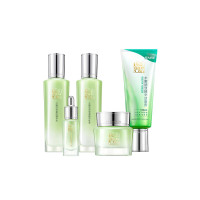 百雀羚水嫩倍现臻美乳液套装 洁面乳95g精华水100ml精华乳100ml眼部精华15ml精华霜50g(单位:套)