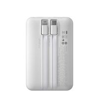 纽曼(Newmine)GN108X-1 22.5W快充自带双线移动电源(单位:个)10000毫安白色、黑色