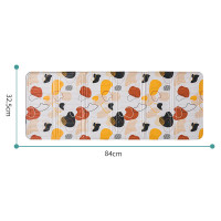 奥美优 厨房防油挡板 燃煤气灶台隔热隔油板铝箔挡油板炒菜防溅油