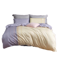 罗莱 大漠暖阳四件套 被套200x230cm+床单230x240cm+枕套48x74cm*2(单位:套)金色,紫色