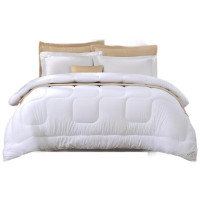 富安娜(fuanna)德鲁酒庄法兰绒毯180*20悦享暖芯被 磨毛面料冬季保暖被芯 203*229cm(单位:条) 白色