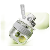 BOTTLED JOY吨吨桶COOL吨吨TRITAN材质塑料杯1100ml灰调灵感(单位:个)